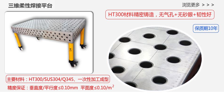 东莞三威装备HT300三维柔性焊接平台
